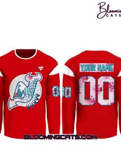 New Jersey Devils Asian and Pacific Islander Red Hockey Jersey