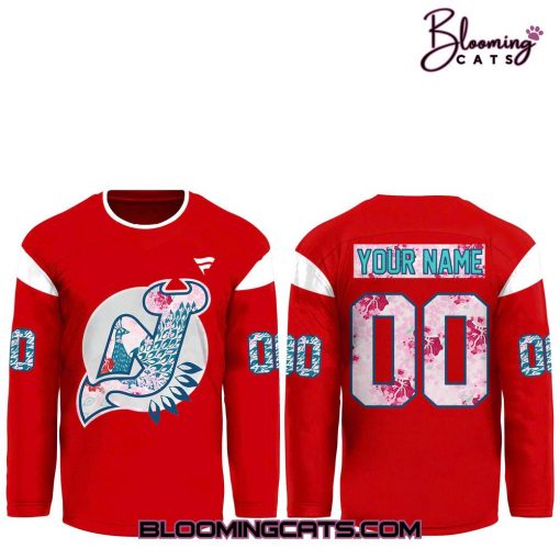 New Jersey Devils Asian and Pacific Islander Red Hockey Jersey