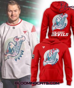 New Jersey Devils Asian and Pacific Islander Red Hoodie