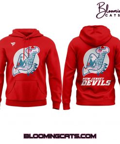 New Jersey Devils Asian and Pacific Islander Red Hoodie