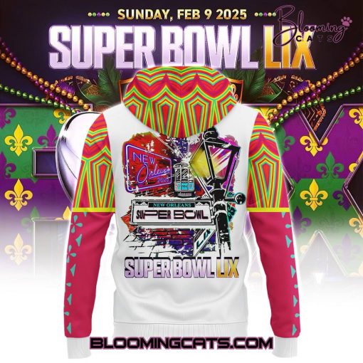 New Orleans NFL Super Bowl LIX 2025 Limited Edition Hoodie