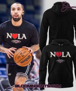 New Orleans Pelicans x Los Angeles Black Hoodie