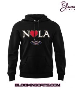 New Orleans Pelicans x Los Angeles Black Hoodie