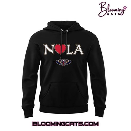 New Orleans Pelicans x Los Angeles Black Hoodie