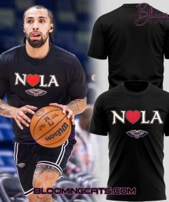 New Orleans Pelicans x Los Angeles Black T-shirt