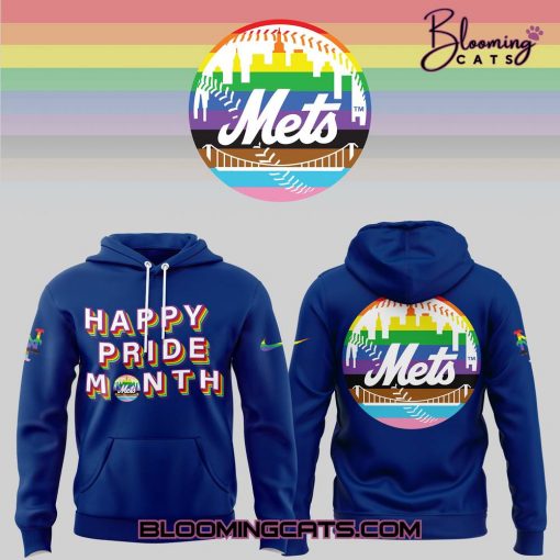 New York Mets Happy Pride Month Limited Edition Blue Hoodie