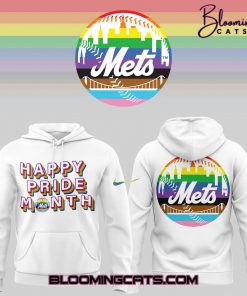 New York Mets Happy Pride Month Limited Edition White Hoodie