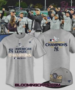 New York Yankees ALCS Champion Limited Edition Grey Baseball Jersey