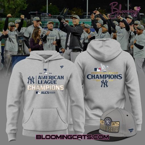 New York Yankees ALCS Champion Limited Edition Grey Hoodie