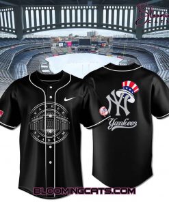 New York Yankees Stadium Black Baseball Jersey