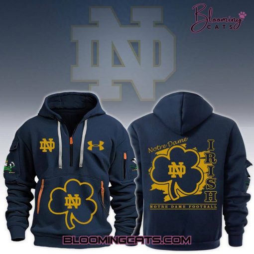 Notre Dame Fighting Irish 2025 Limited Edition Navy Quarter Zip Hoodie