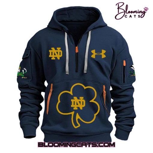 Notre Dame Fighting Irish 2025 Limited Edition Navy Quarter Zip Hoodie