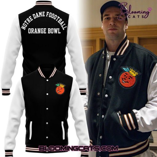 Notre Dame Fighting Irish x Orange Bowl 2025 Baseball Jacket