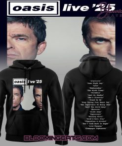 Oasis Live 25′ World Tour Limited Edition Black Hoodie