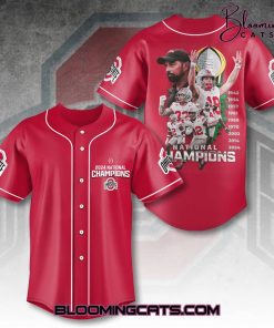 Ohio State Buckeyes 2024 NCAA National Champions Baseball Jersey