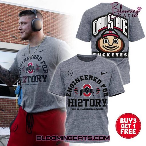 Ohio State Buckeyes “ENGINEERED” Limited Edition Grey Shirt