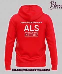 Ohio State Buckeyes Hoops4ALS Limited Edition Red Hoodie