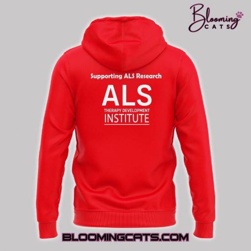 Ohio State Buckeyes “Hoops4ALS” Limited Edition Red Hoodie