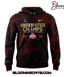 Ohio State Buckeyes Playoff National Champions Smoke Red Hoodie