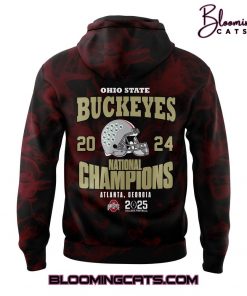 Ohio State Buckeyes Playoff National Champions Smoke Red Hoodie