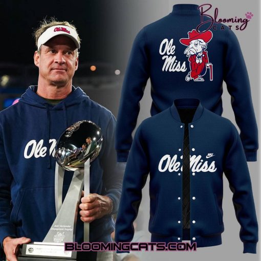 Ole Miss Football Coach “Lane Kiffin” Limited Edition Baseball Jacket