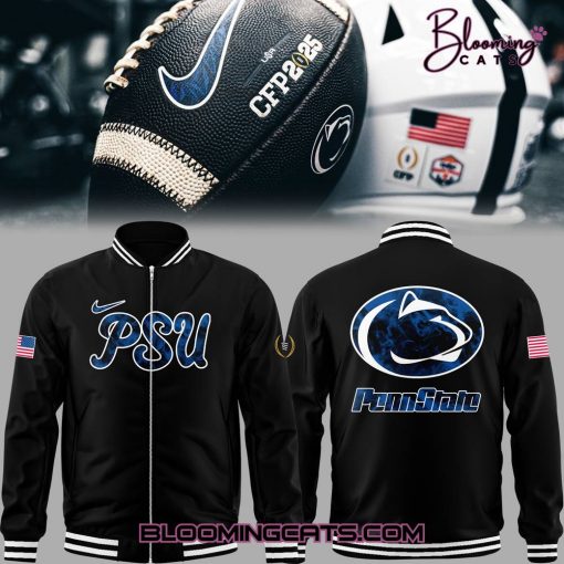 Penn State Nittany Lions New Limited Edition Black Bomber Jacket