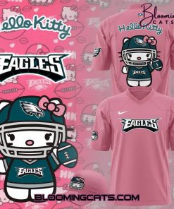 Philadelphia Eagles x Hello Kitty Limited Edition Pink Football Jersey