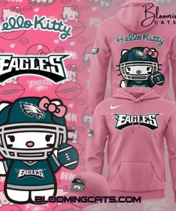 Philadelphia Eagles x Hello Kitty Limited Edition Pink Hoodie