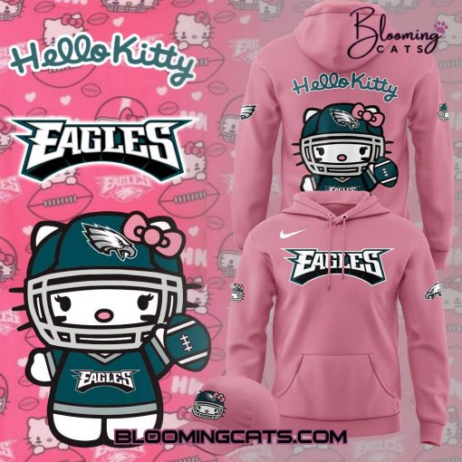 Philadelphia Eagles x Hello Kitty Limited Edition Pink Hoodie