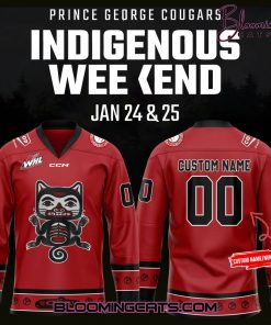 Prince George Cougars x Indigenous Weekend 2025 Limited Edition Jersey