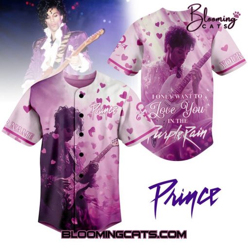 Prince “Purple Rain” Limited Edition Baseball Jersey