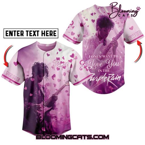 Prince “Purple Rain” Limited Edition Baseball Jersey