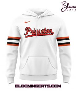 Princeton Tigers Basketball Vintage Uniform White Hoodie