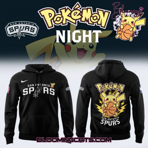 San Antonio Spurs x Pokemon Night 2025 Limited Edition Hoodie