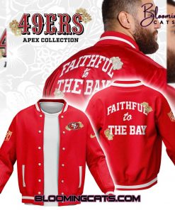 San Francisco 49ers APEX Collection Red Baseball Jacket