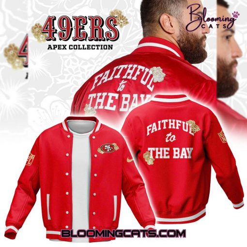 San Francisco 49ers APEX Collection Red Baseball Jacket