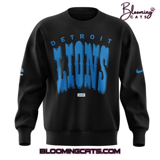 Sana x Detroit Lions Limited Edition Black Sweatshirt