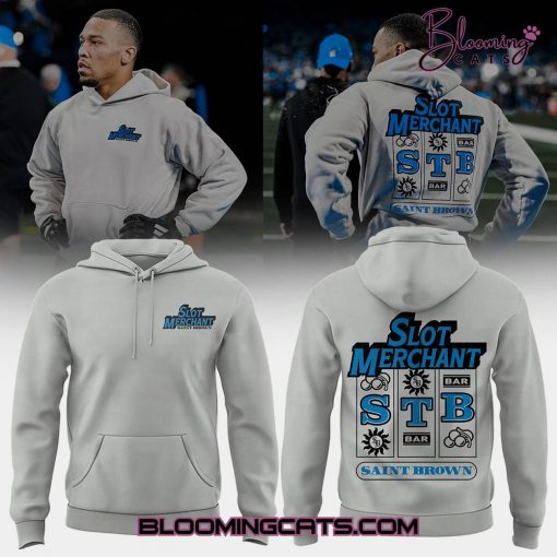 Slot Merchant x Detroit Lions Limited Edition Grey Hoodie