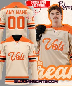 Tennessee Volunteers Cream Special Edition Hockey Jersey