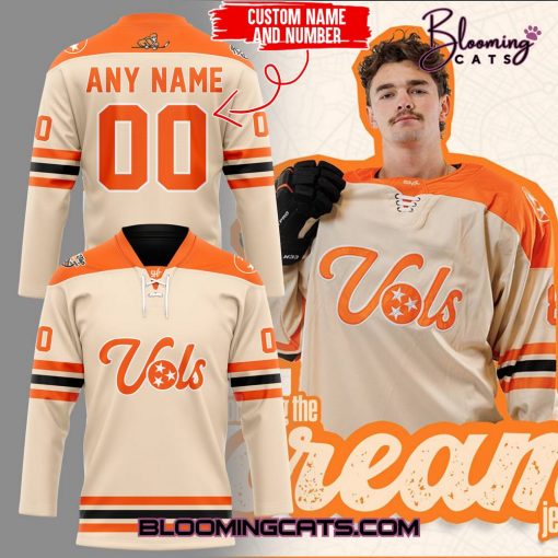 Tennessee Volunteers Cream Special Edition Hockey Jersey