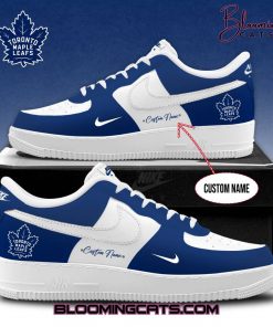 Toronto Maple Leafs Limited Edition Custom Name Air Force 1 Sneaker