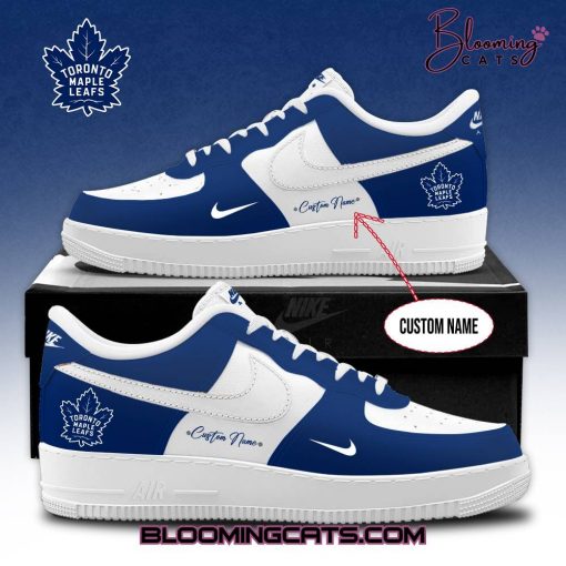 Toronto Maple Leafs Limited Edition Custom Name Air Force 1 Sneaker