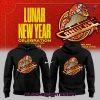 Vancouver Canucks Lunar New Year 2025 Red Hoodie