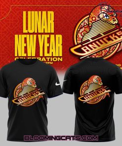 Vancouver Canucks Lunar New Year 2025 Black Tee