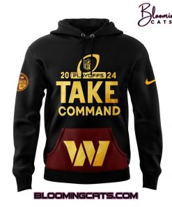 Washington Commanders “2024 NFL Playoffs” Black Hoodie