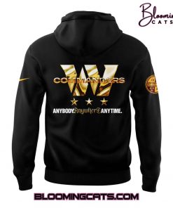 Washington Commanders 2024 NFL Playoffs Black Hoodie