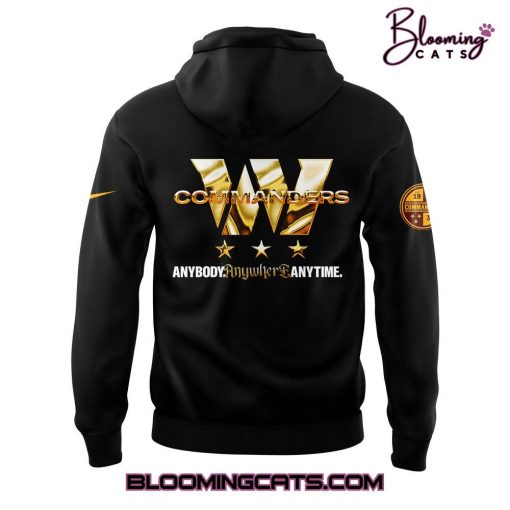 Washington Commanders “2024 NFL Playoffs” Black Hoodie