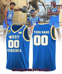 West Virginia Mountaineers Limited Edition Blue Basketball Jersey