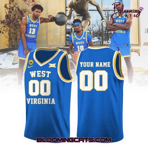 West Virginia Mountaineers Limited Edition Blue Basketball Jersey