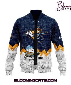 Atlanta Gladiators x Pirates Anniversary of Peanuts Baseball Jacket